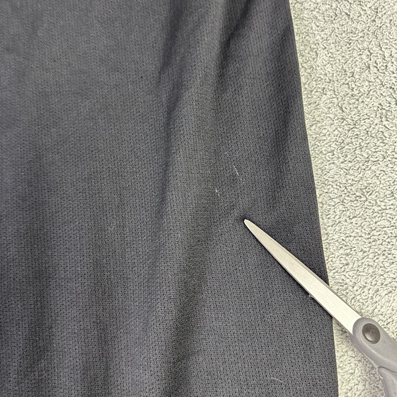 Nike Basketball Pants Men M Black White Striped Ankle Zip Sweatpants Y2K Baggy - Picture 5 of 12